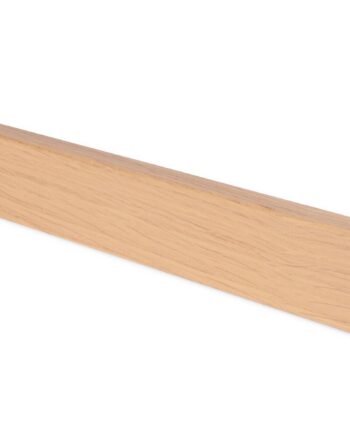 Skirting board Thede & Witte Cube 60, oak, white oiled, 15 x 60 x 2400 mm