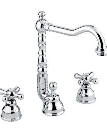 Three-hole basin mixer Emmevi Decò Old 12643 with pop-up waste