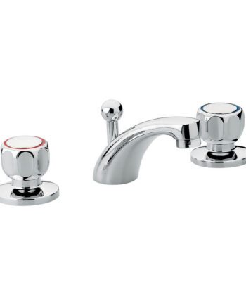 Three-hole basin mixer Emmevi Sole 15033 with pop-up waste