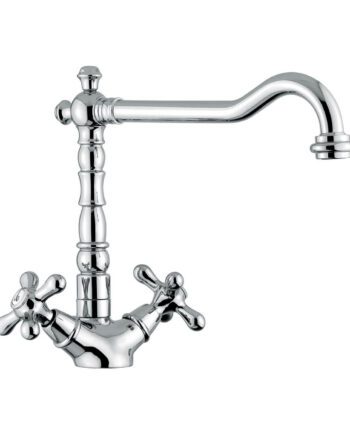 Two-handle kitchen mixer Emmevi Decò Old 12617ND, low pressure