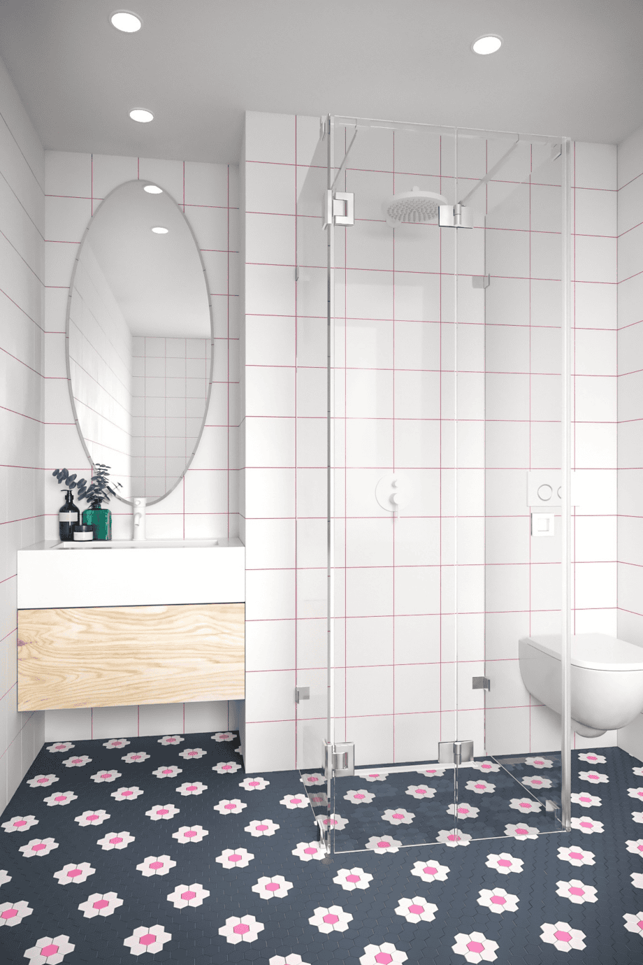 U-shaped shower enclosure Hietakari Vetro 561, chrome fittings, clear glass U-shaped shower enclosure Hietakari Vetro 561, chrome fittings, clear glass