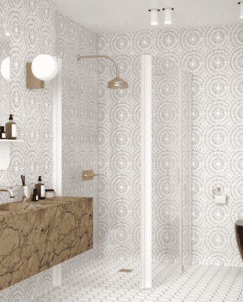 Curved shower enclosure Hietakari Infinia 271, hinged door + hinged door with fixed part