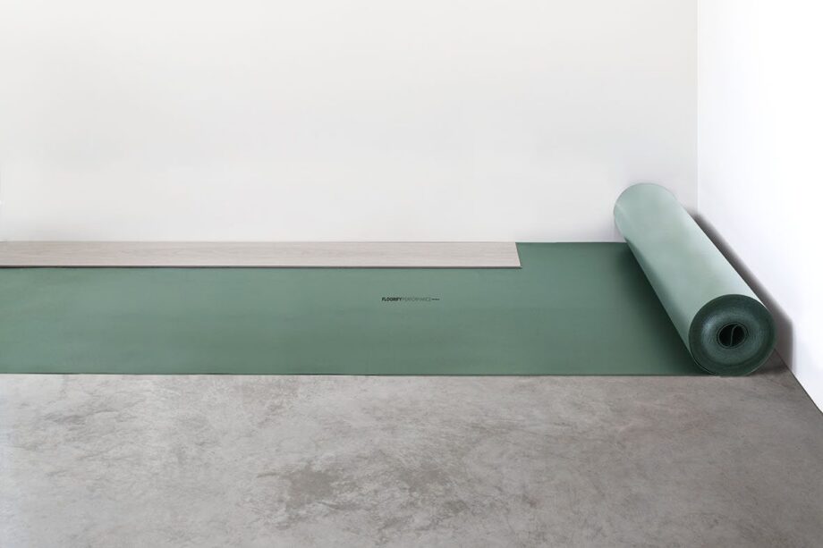 Underlay Floorify Performance for vinyl flooring and underfloor heating, 1.5 mm, 10 m² roll Underlay Floorify Performance for vinyl flooring and underfloor heating, 1.5 mm, 10 m² roll