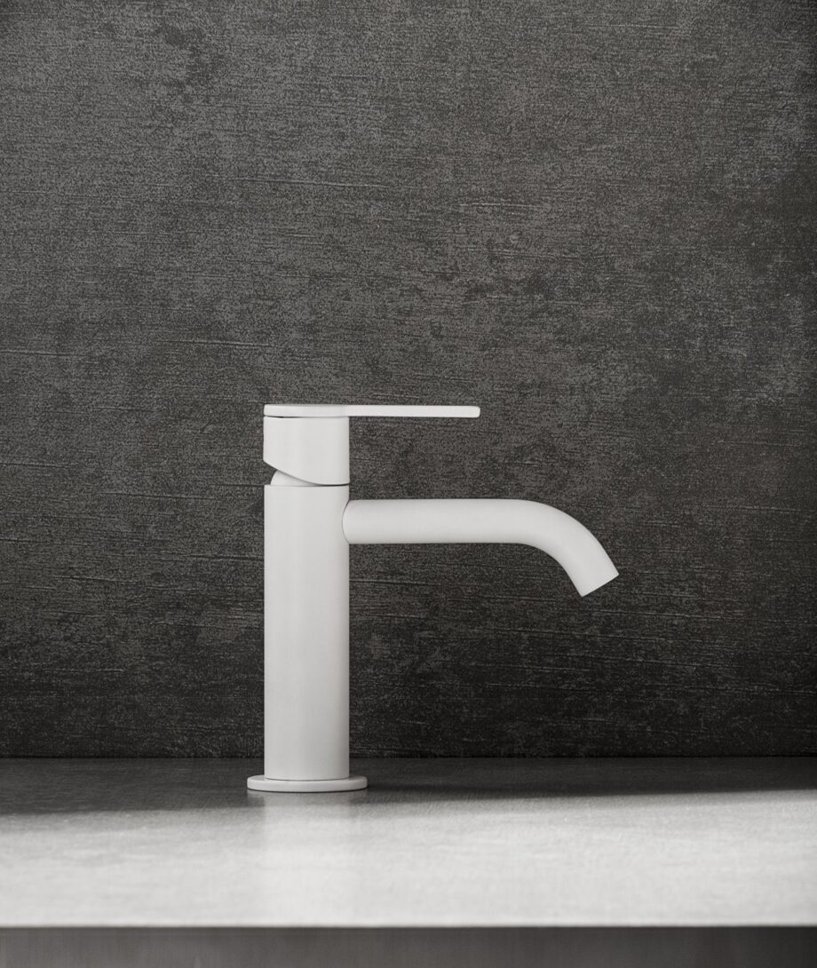 Basin mixer Emmevi Filobrass 85003 with click-clack waste, matt white Basin mixer Emmevi Filobrass 85003 with click-clack waste – 14