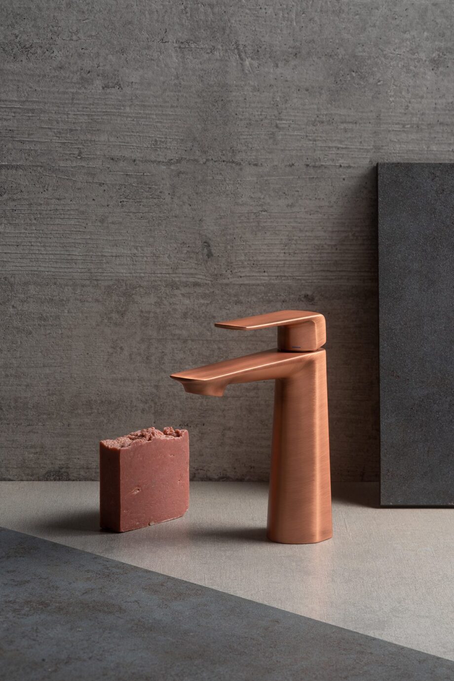 Basin mixer Emmevi Stele 99003 with pop-up waste, matt copper Basin mixer Emmevi Stele 99003 with pop-up waste – 3