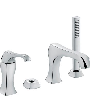 Deck-mounted bath mixer Emmevi Ares 76120, 4 holes
