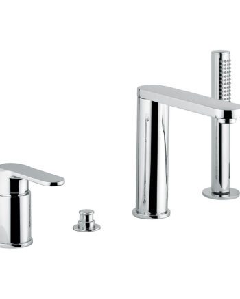 Deck-mounted bath mixer Emmevi Nefer 77120, 4 holes