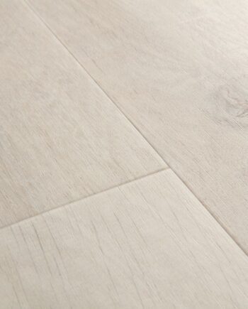 Vinyl parquet SPC Quick Step cotton oak white blush alpha medium planks, beveled