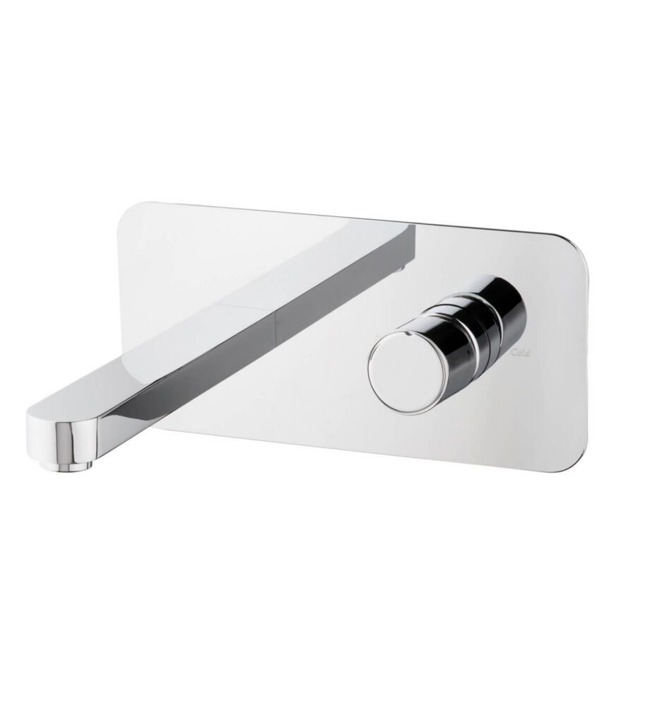 Wall-mounted basin mixer Emmevi Ade 78055, single plate