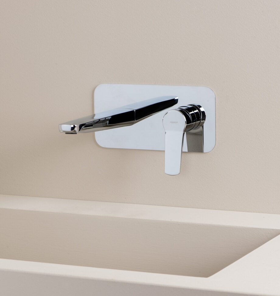 Wall-mounted basin mixer Emmevi Altura 34055, single plate – 2