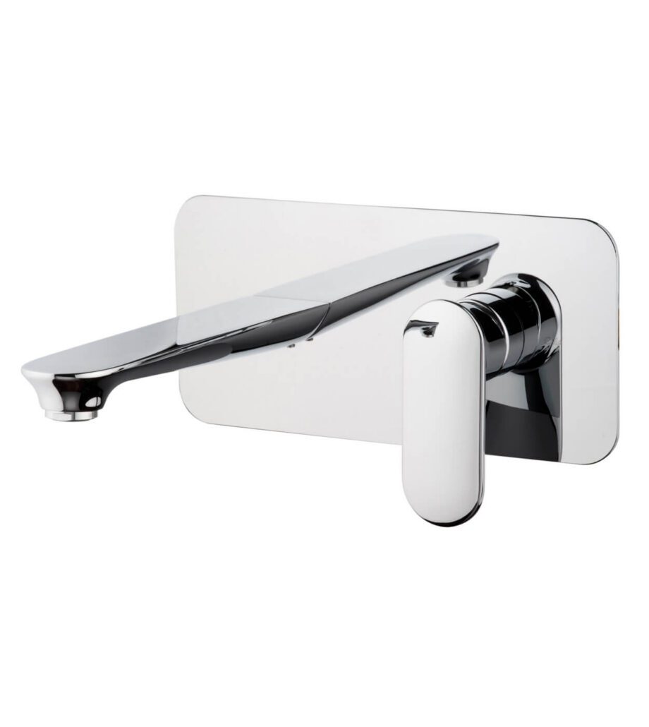 Wall-mounted basin mixer Emmevi Kiry 88055, single plate