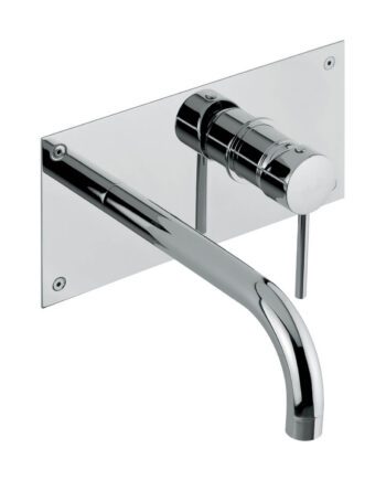 Wall-mounted basin mixer Emmevi Piper 45053, single plate