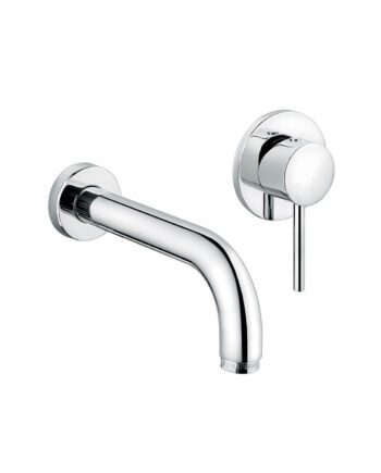Wall-mounted basin mixer Emmevi Piper 45055, single plate