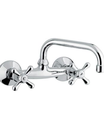 Wall-mounted two-handle kitchen mixer Emmevi Stella 17005U