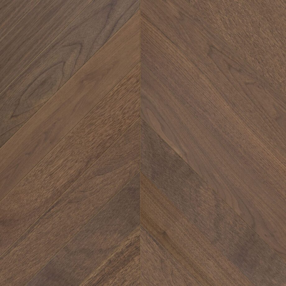 Walnut Chevron Flooring Esta AB extra matt lacquered Walnut Chevron Flooring Esta AB extra matt lacquered