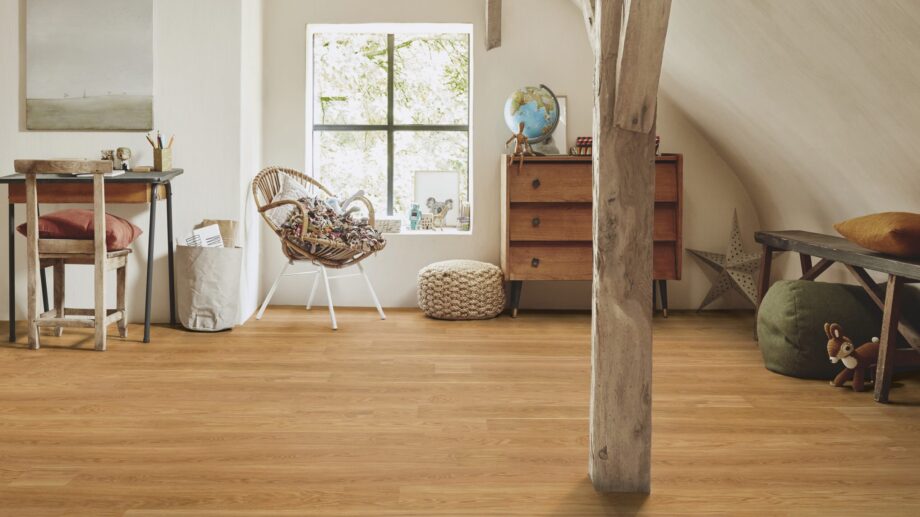 Parquet Tarkett, Pure, Oak Nature Plank, 1-strip, 2 sides bevelled, Proteco Natura mat lacquer