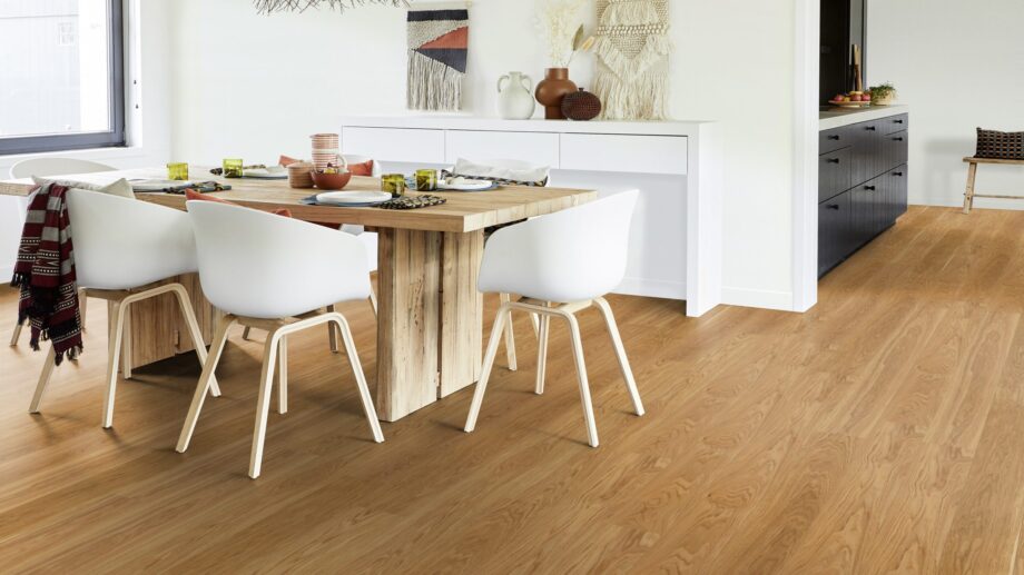 Parquet Tarkett, Pure, Oak Nature Plank 13mm, 1-strip, 2 sides bevelled, mat lacquer