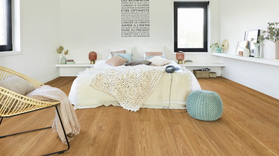 Parquet Tarkett, Pure, Oak Nature Plank 13mm, 1-strip, 2 sides bevelled, mat lacquer