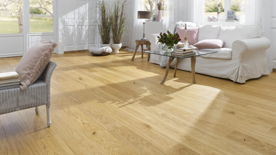 Parquet Tarkett, Pure, Oak Nature Plank 13mm, 1-strip, 2 sides bevelled, Proteco Natura mat lacquer