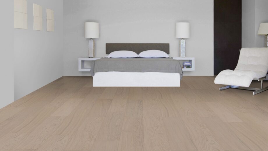 Parquet Tarkett, Viva, Oak Grey, 1-strip, 4 sides bevelled, brushed, Proteco Natura mat lacquer