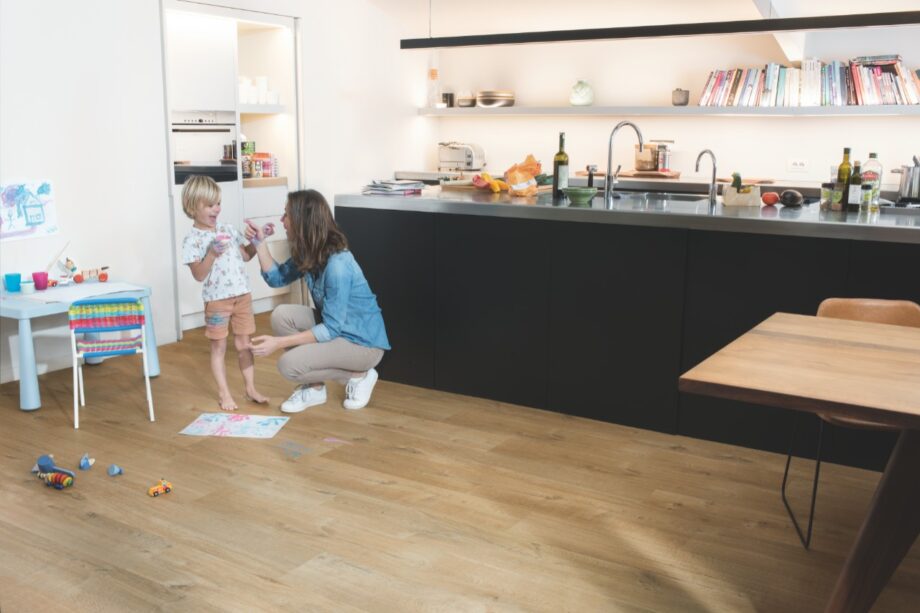 LVT Vinyl QUICK STEP, Pulse Click Plus, Cotton oak natural, beveled