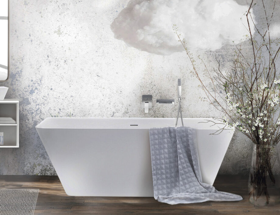 Bathtub PAA QUADRO matt silkstone