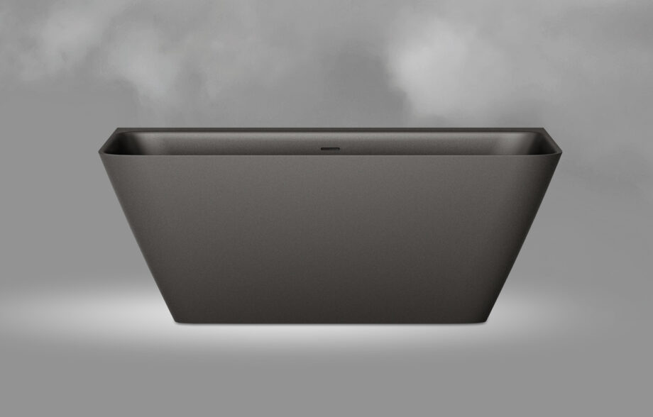 Bathtub PAA QUADRO matt silkstone graphite