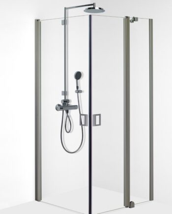 Shower corner with door and half sized door FENIC 312X314