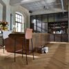 Herringbone parquet Meister Lindura Classic Greige Oak, brushed, ultra matt lacquered – 3