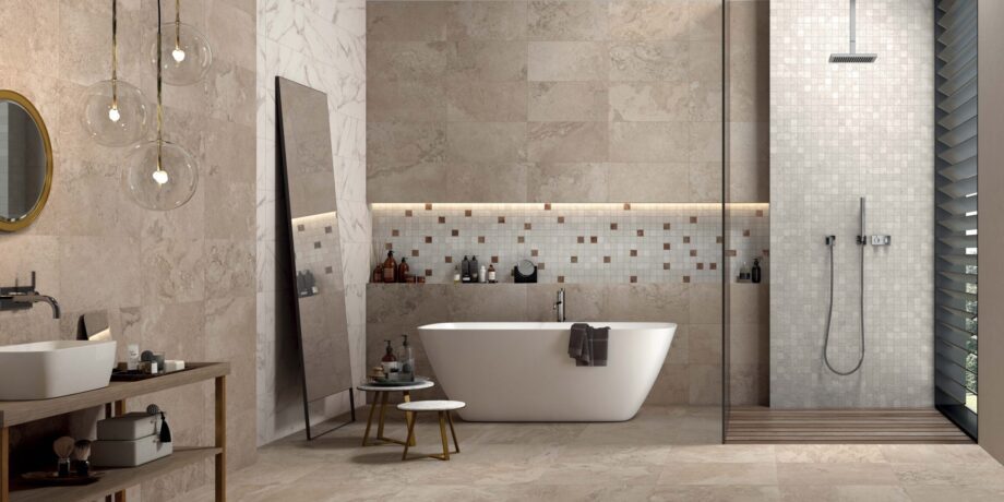 Ceramic tiles ABK Alpes Raw Sand 60x60cm – view 8 Ceramic tiles ABK Alpes Raw Sand 60x60cm – 8