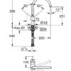 Single-lever sink mixer GROHE Minta, velvet black – view 2 Single-lever sink mixer GROHE Minta, velvet black – 2