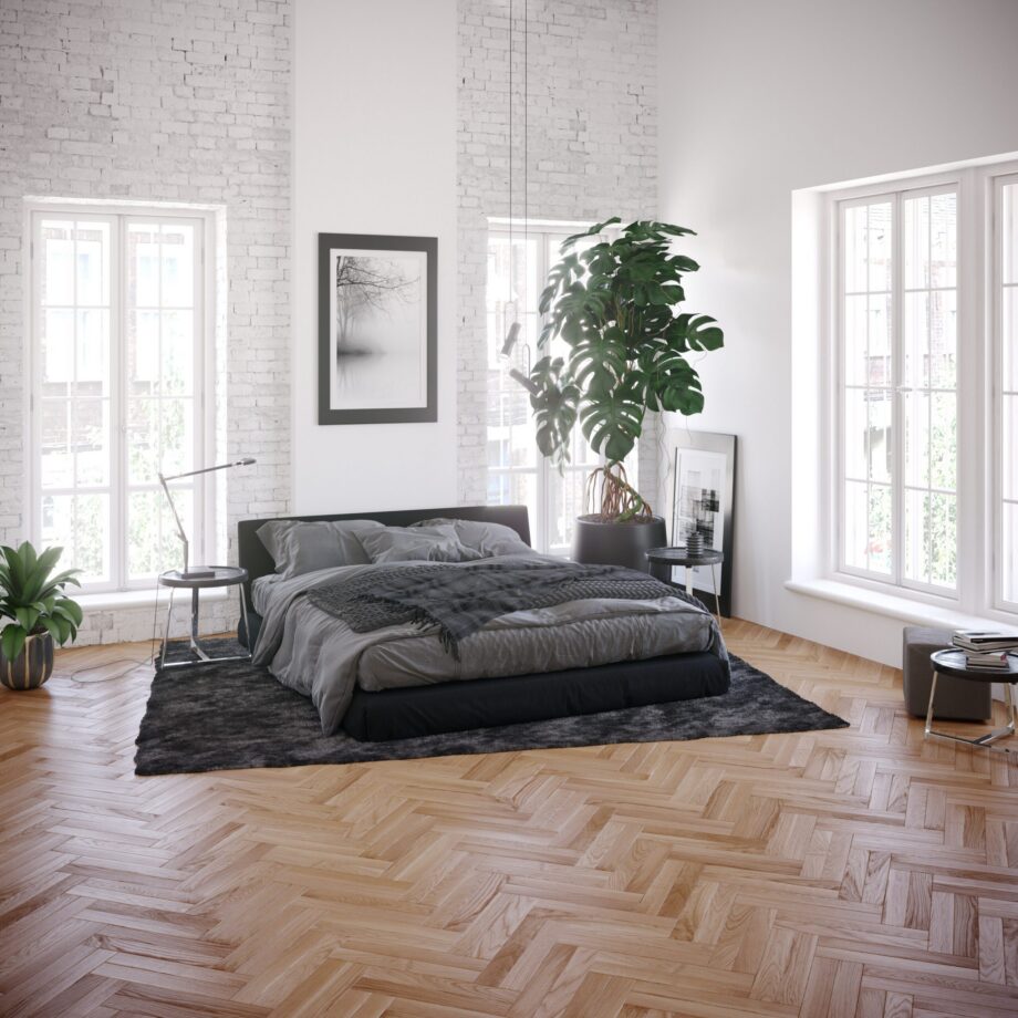 Strip parquet / herringbone parquet oak gestreift, beveled 4 sides, oiled – view 6 Strip parquet / herringbone parquet oak gestreift, beveled 4 sides, oiled – 6