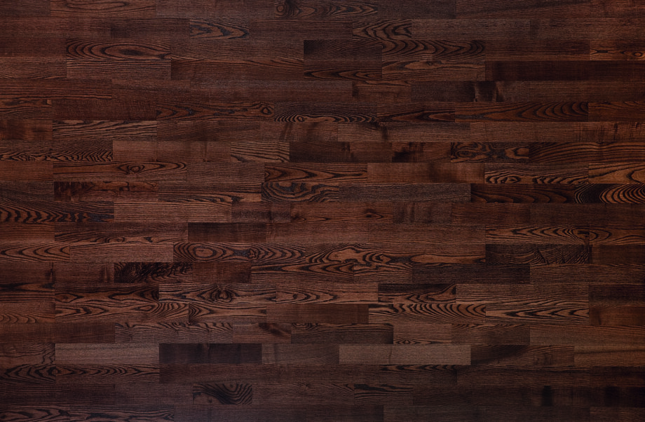 Parquet Ash, Molti Coffee, 3-strip, brushed, stained, semi-glossy lacquer – 4