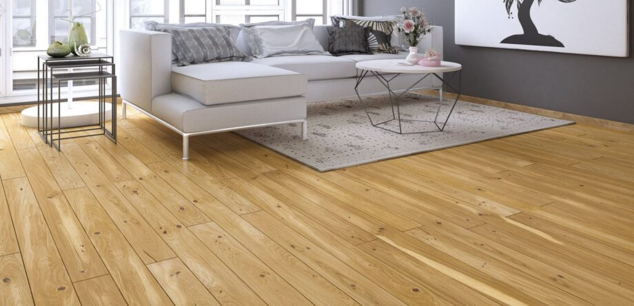 Parquet Oak, Piccolo Conchi, 1-strip, beveled, semi-glossy lacquer – 2