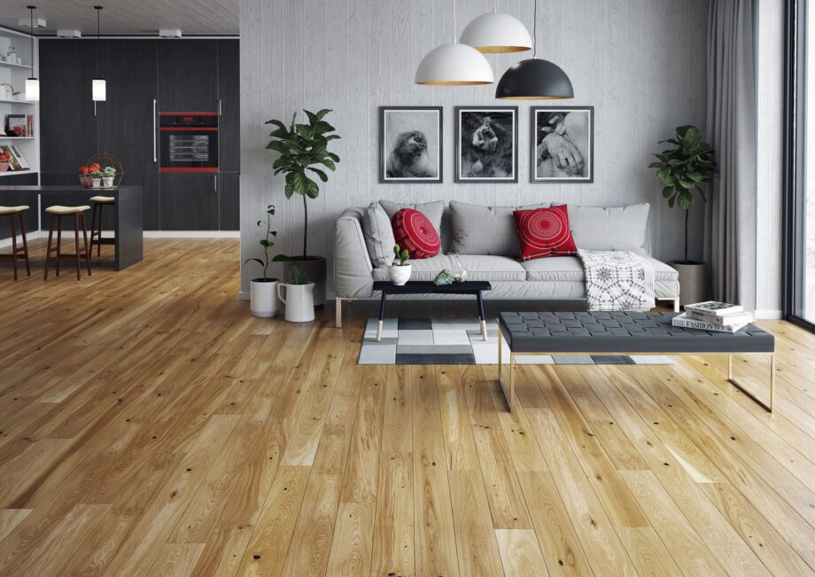 Parquet Oak, Piccolo Conchi, 1-strip, beveled, semi-glossy lacquer – 3