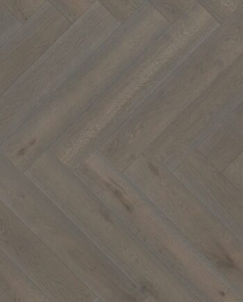 Parquet Oak, ter Hürne, Oak azure brown, herringbone, brushed, beveled, natural oil-treated