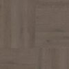Parquet Oak, ter Hürne, Oak basalt brown, brushed, beveled, extra matt lacquered