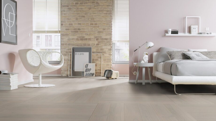 Parquet Oak, ter Hürne, Oak grey, brushed, beveled, extra matt lacquered – 4