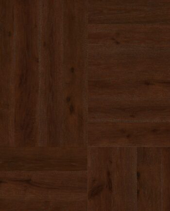 Parquet Oak, ter Hürne, Oak red brown, brushed, beveled, extra matt lacquered