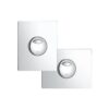 Toilet Flush Plate Grohe Skate, chrome – view 2 Toilet Flush Plate Grohe Skate, chrome – 2