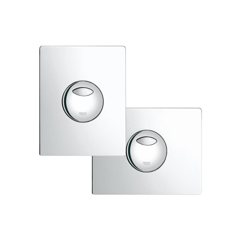 Toilet Flush Plate Grohe Skate, chrome – view 2 Toilet Flush Plate Grohe Skate, chrome – 2