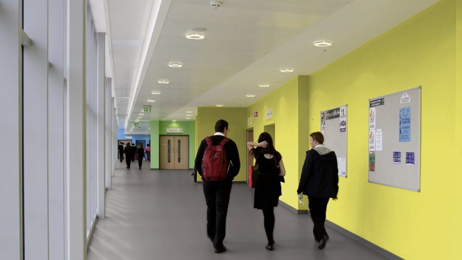 Linoleum floor Gerflor Uni Walton 0082 Broken Grey