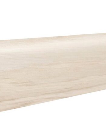 Skirting boards veneered oak white lacquered 16x40mm