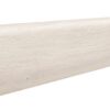 Skirting boards veneered oak gentle white lacquered 16x60mm