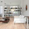 Parquet floors Siberian Larch Rustical 1-strip beveled brushed white oiled – 11