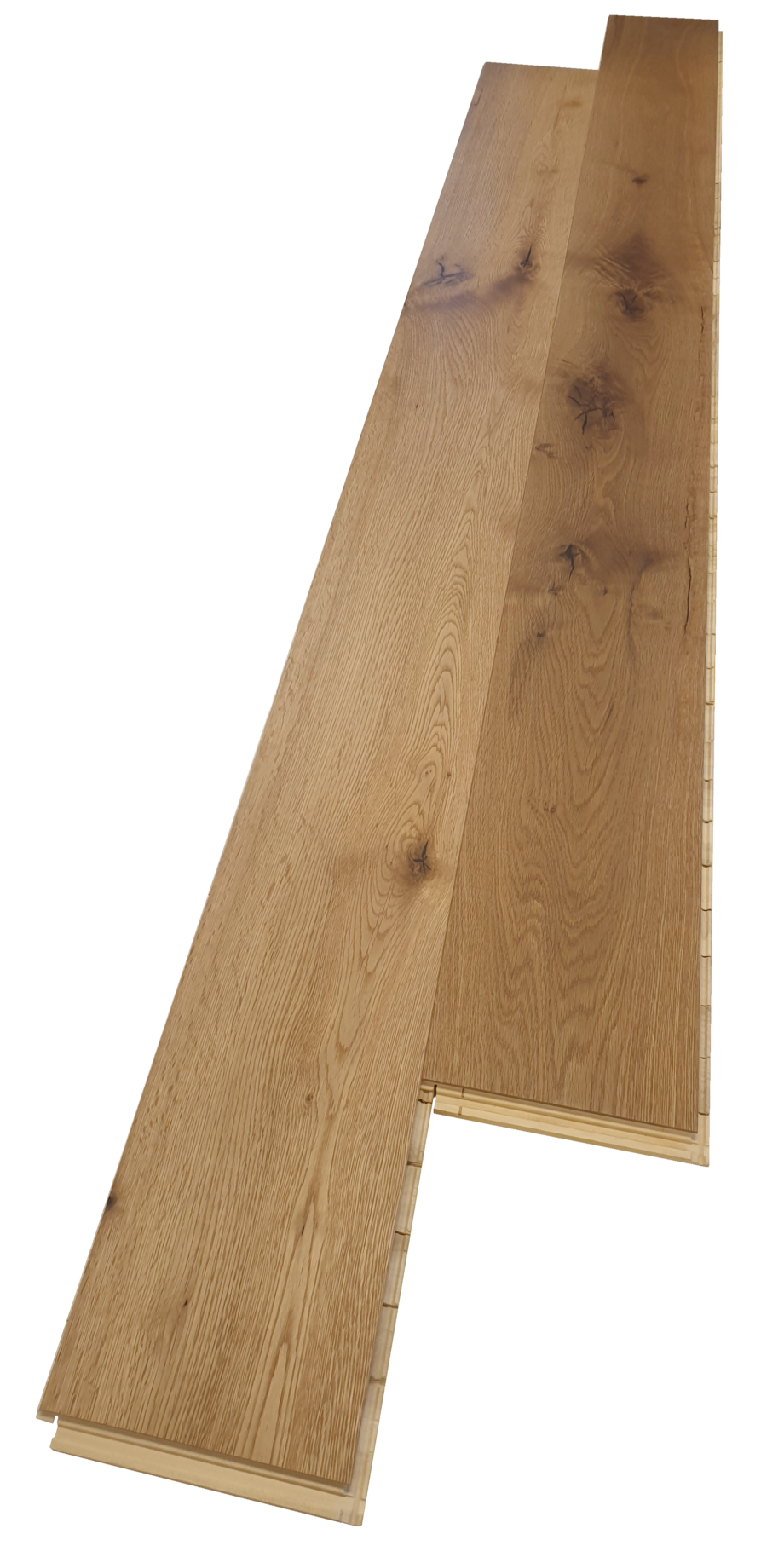 Parquet Oak Rustical 1-strip beveled brushed matt lacquered 189mm