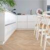 Herringbone parquet Monopark Oak Crema 45 B-Protect® – view 3 Herringbone parquet Monopark Oak Crema 45 B-Protect® – 3