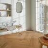 Kalasaba parkett Tamm Mix õlivahatatud 140mm – vaade 2 Herringbone flooring Oak Mix oil-waxed 140 mm – 2