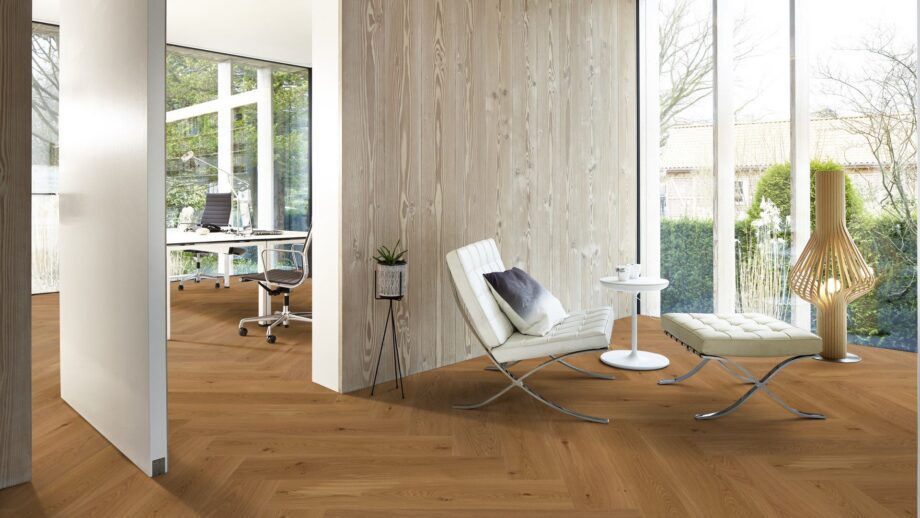 Herringbone flooring Oak Mix oil-waxed 180 mm XXL – 5