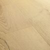 Vinüülparkett Quick Step Bloom Brushed Oak Beige, hele beež toon ja harjatud tammesüü
